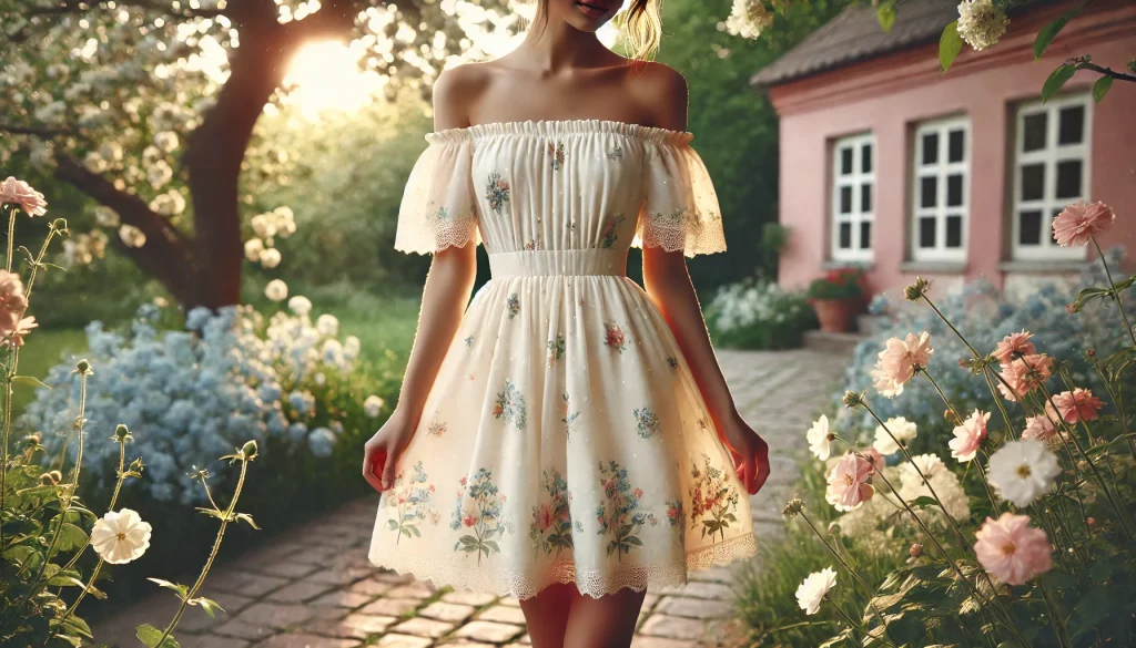 06 - Wardrobe With Romantic Shoulder Styles Welcome Summer