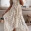Chic Boho Summer Dress Perfect for Vacations front