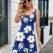 Women Sleeveless Dress with Scoop Neck A-Line 5